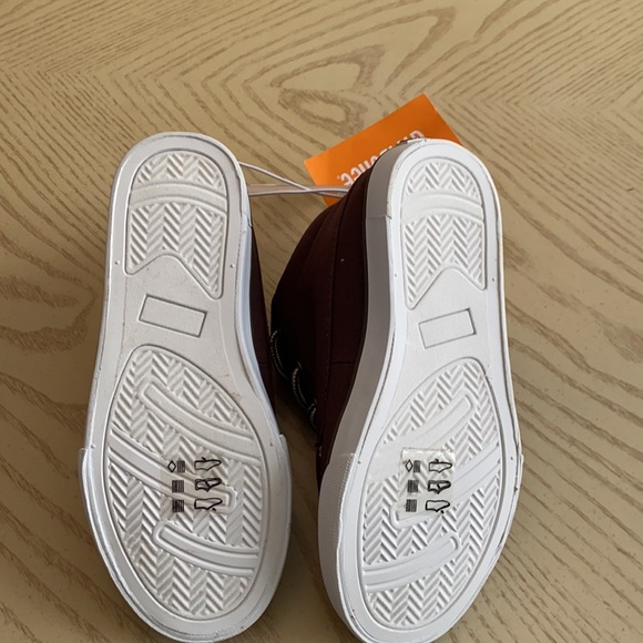 NWT Boys size 13 Gymboree brown fabric boots. - Picture 5 of 5